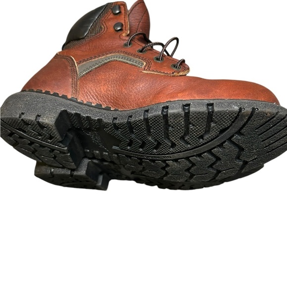 Red Wing 2226 Dyna-Force Mens Safety Toe Brown Leather Work Sport Boots Sz 6.5 - Picture 11 of 13